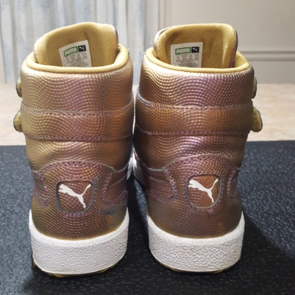 Girls Puma High tops size 5.5 - Picture 4 of 6
